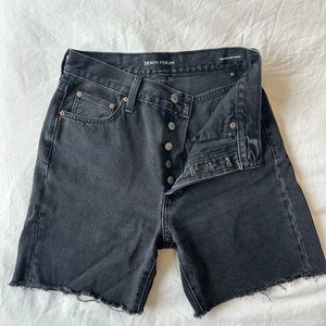 Aritzia Denim Forum Nina Midi Short